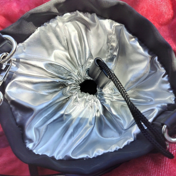 Versace Parfums Black Bucket Crossbody Bag - Picture 10 of 12